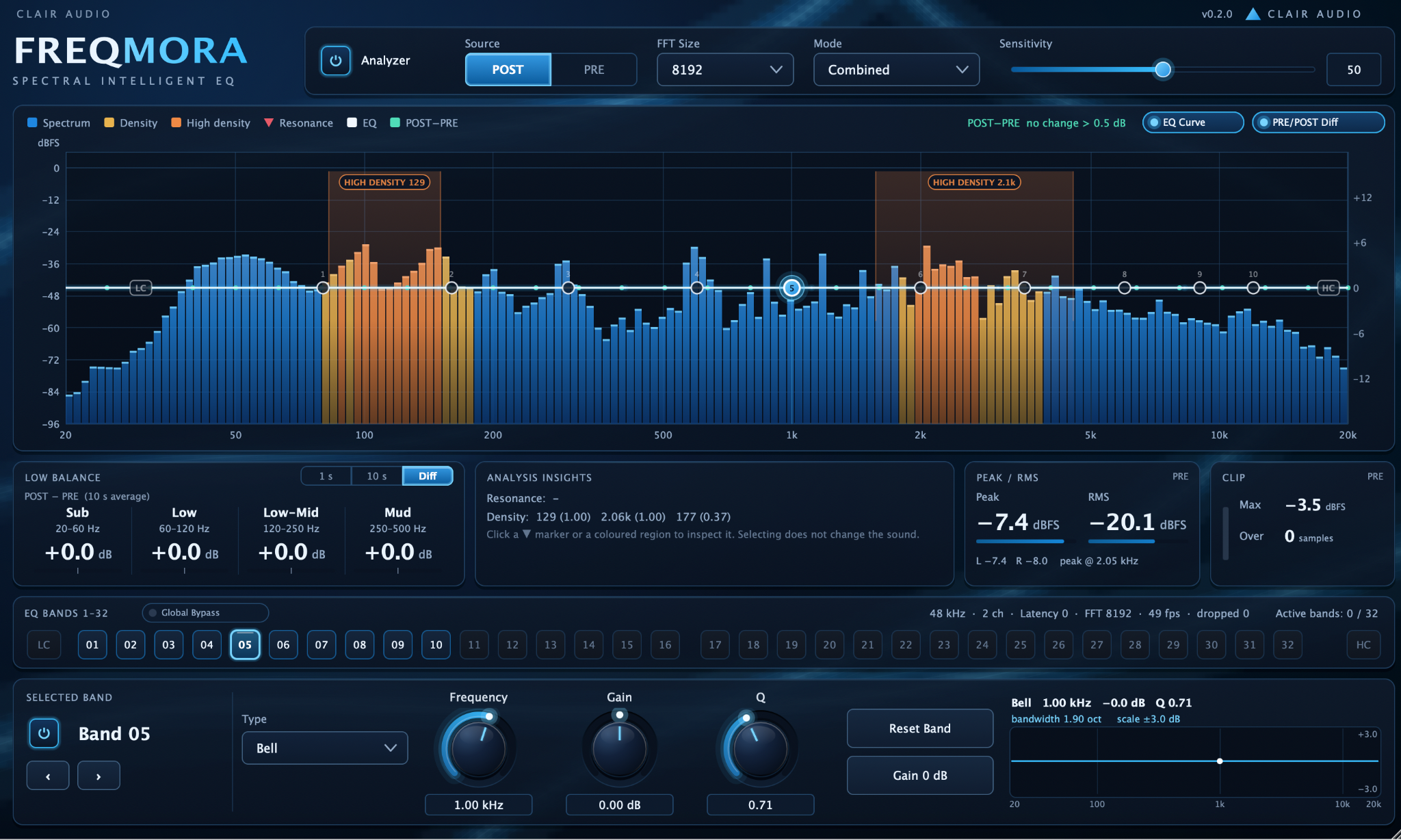 FREQMORA UI preview screenshot